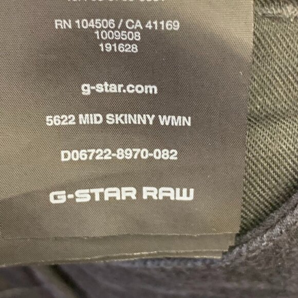 G Star Raw Women's Mid Skinny Cotton Stretch‎ Skinny Jeans Size 27 - Picture 10 of 14